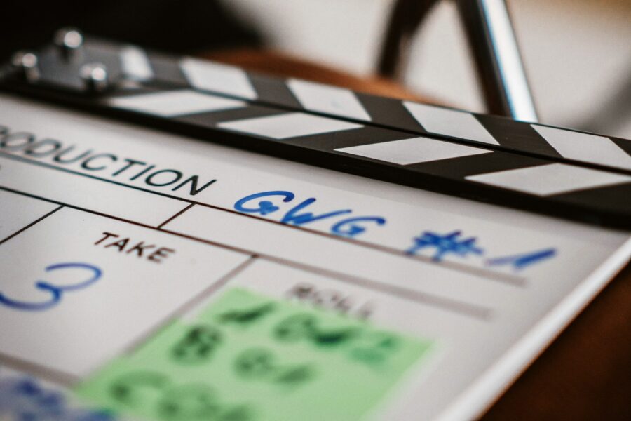 Film set supporting actor close