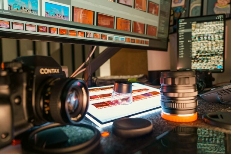 Cinematographer camera close film storyboard frames table
