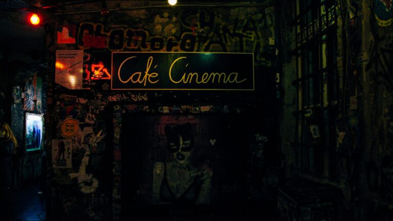 Film projector beam dark cinema
